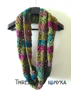 Finished CroCreations Scarf Finished CroCreations Scarf